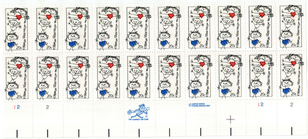 310154 -- Mint Plate Block -- Mint Stamp(s)