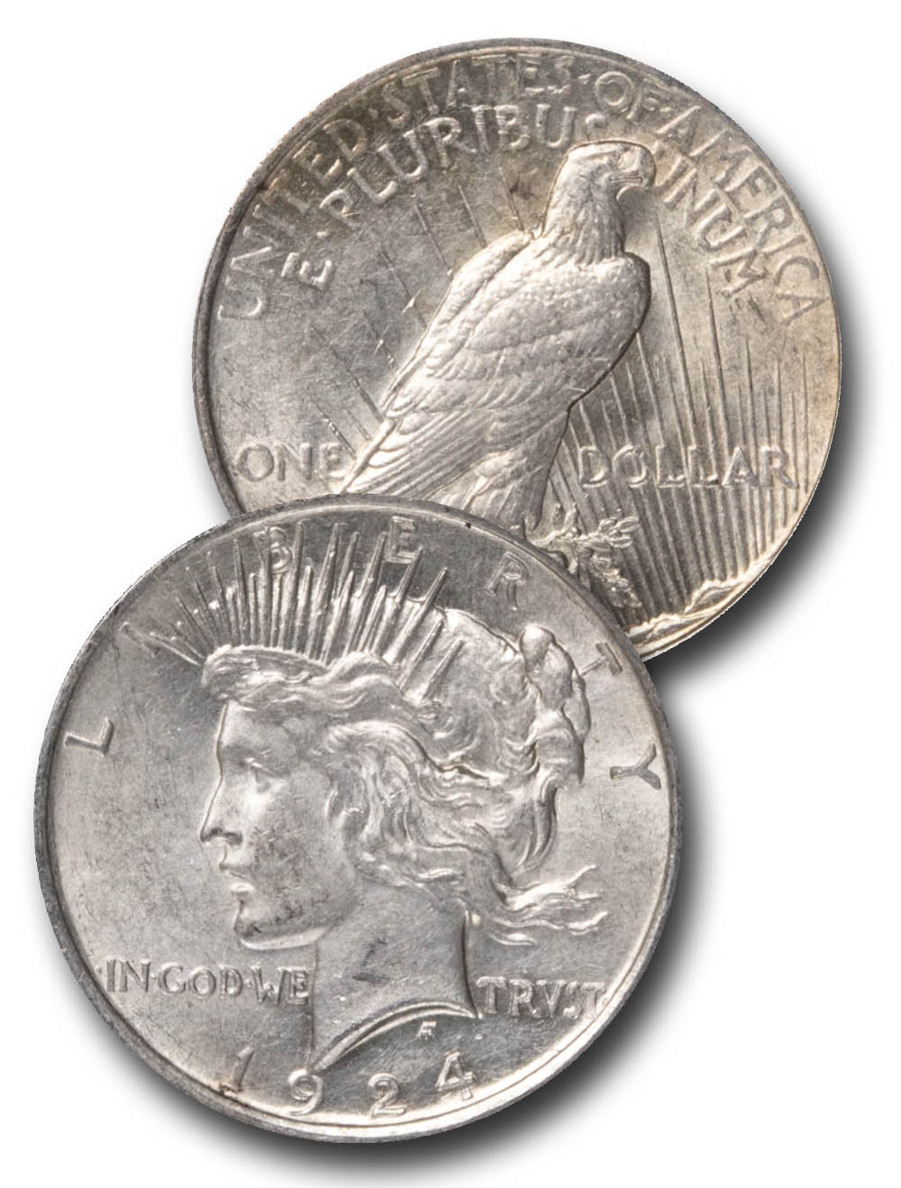 CW-924 - 1924 Peace Dollar - Mystic Stamp Company