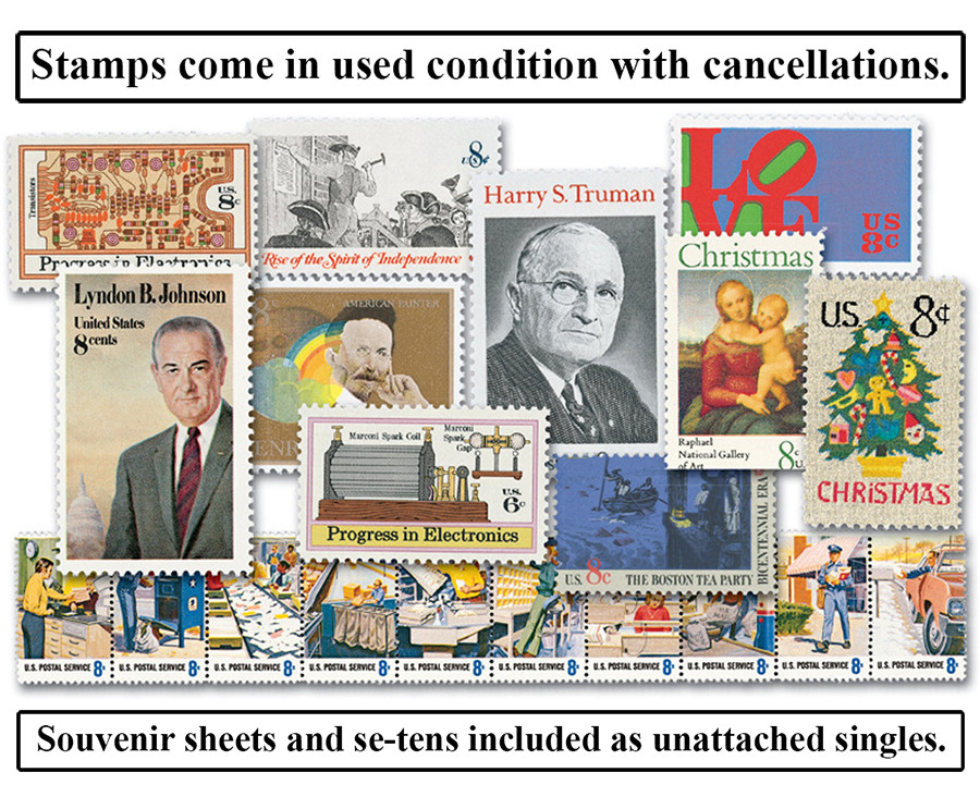 YS1973C - 1973 Complete Commemorative Year Set, 32 stamps - Mystic