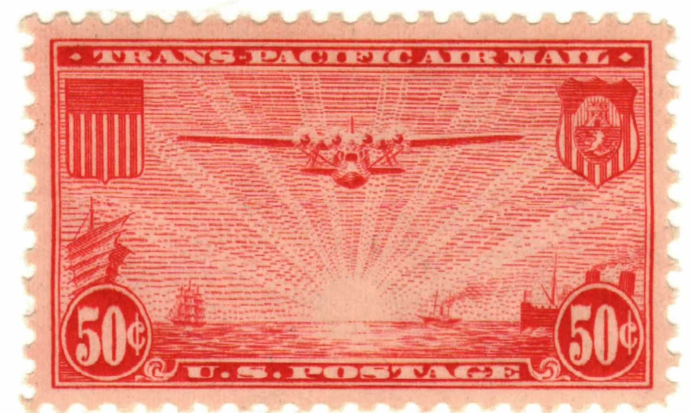 C22 - 1937 50c Trans-Pacific: 