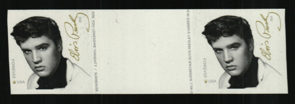 5009a - 2015 First-Class Forever Stamp - Imperforate Music Icons