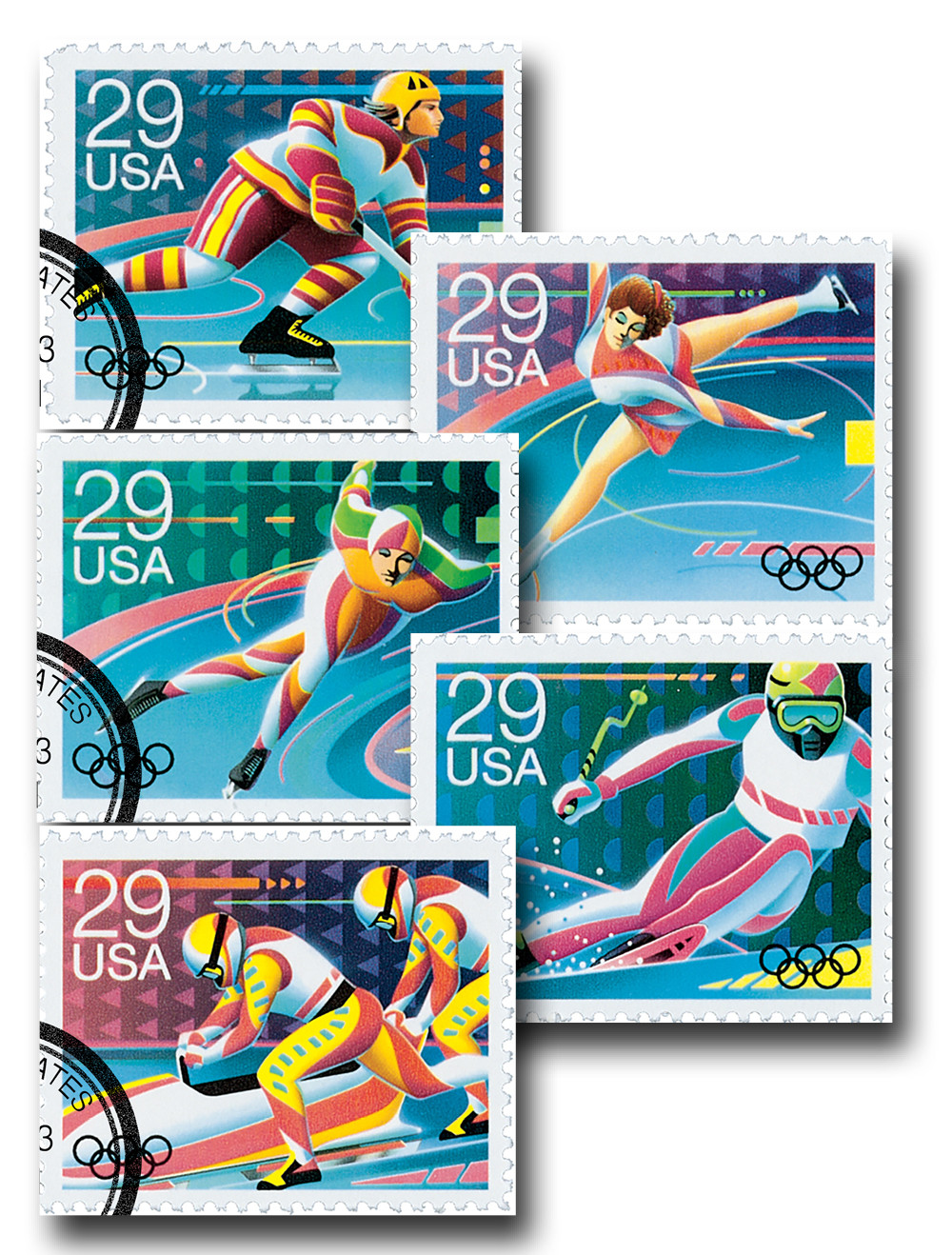 Sticker Vintage Jeux Olympiques Cortina 1992 – Autocollant D'époque