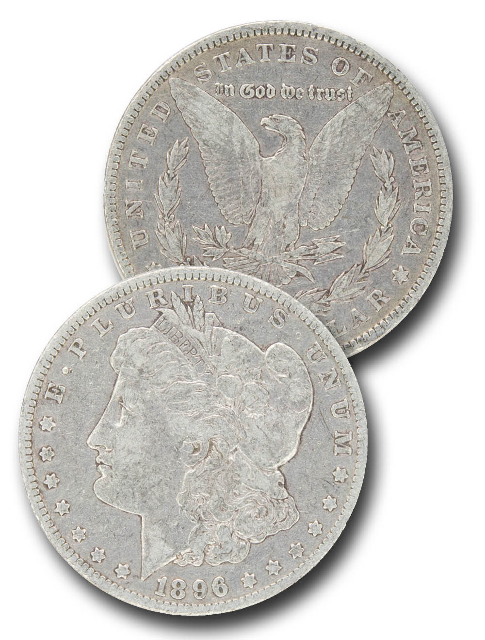 CW-896O - 1896-O Morgan Silver Dollar - Mystic Stamp Company