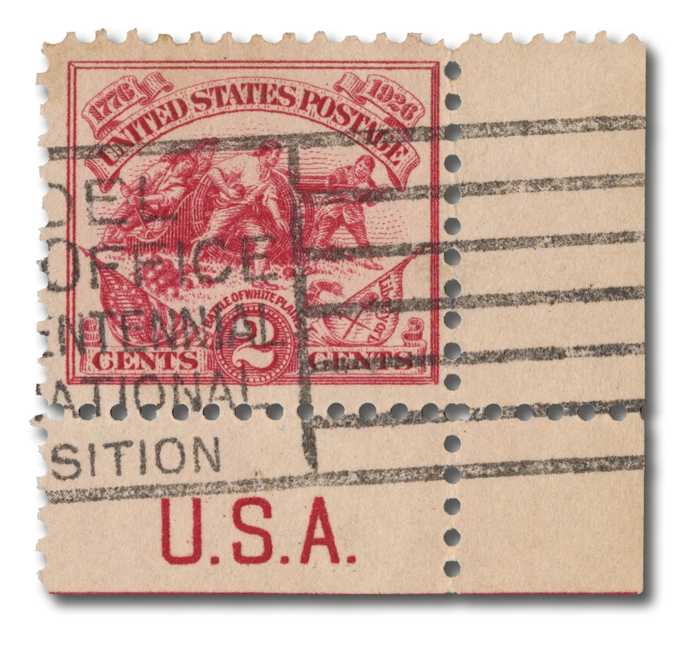 USA Briefmarke 305 (kompl. Ausg.) 1926 – Schlacht Bei White Plains, Postfrisch, Sammlerstück