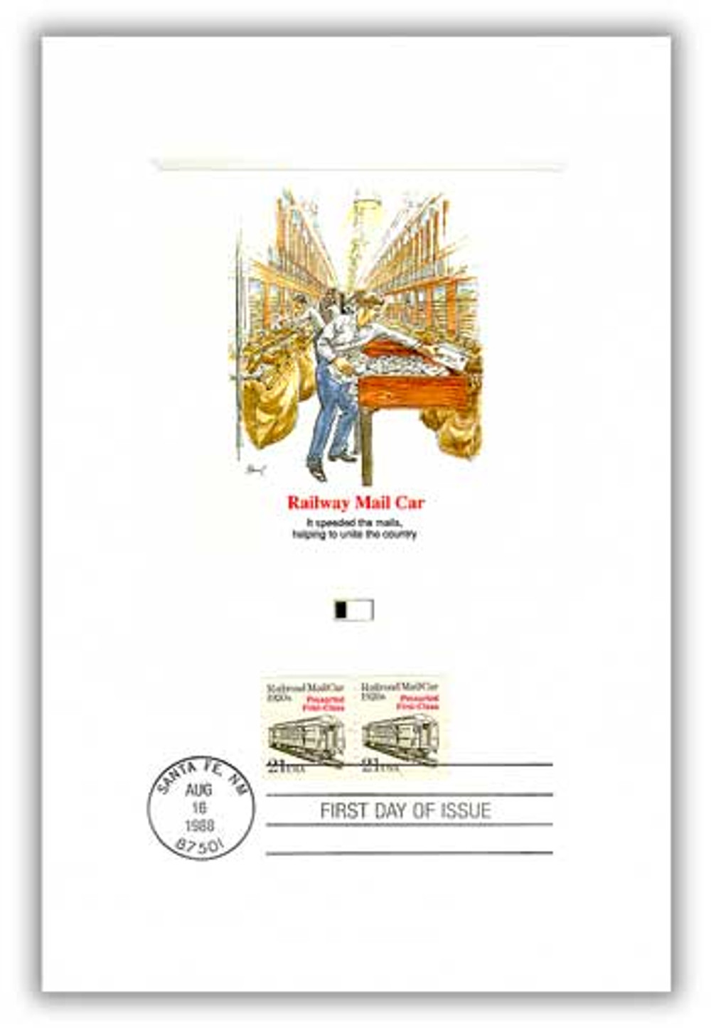 46380 -- First Day Cover Proofcard -- First Day Cover