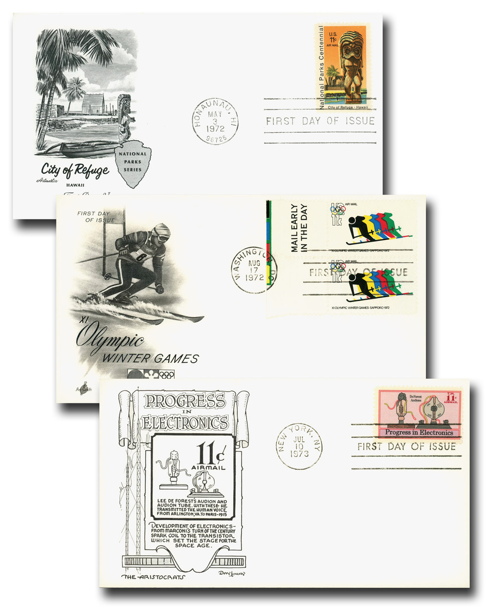 1523881 -- Classic First Day Cover Set -- First Day Cover
