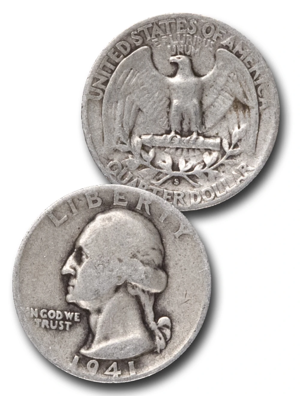 CQ-941D - 1941-D George Washington Silver Quarter - Mystic Stamp