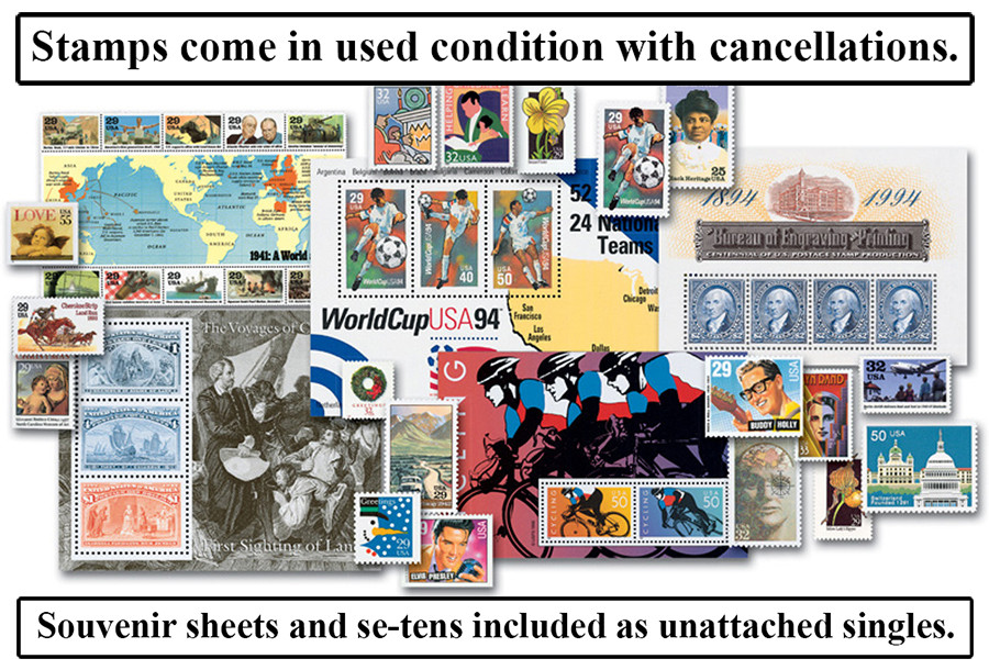 YS1990-99C - 1990-99 Complete Commemorative Decade Set - 1,126