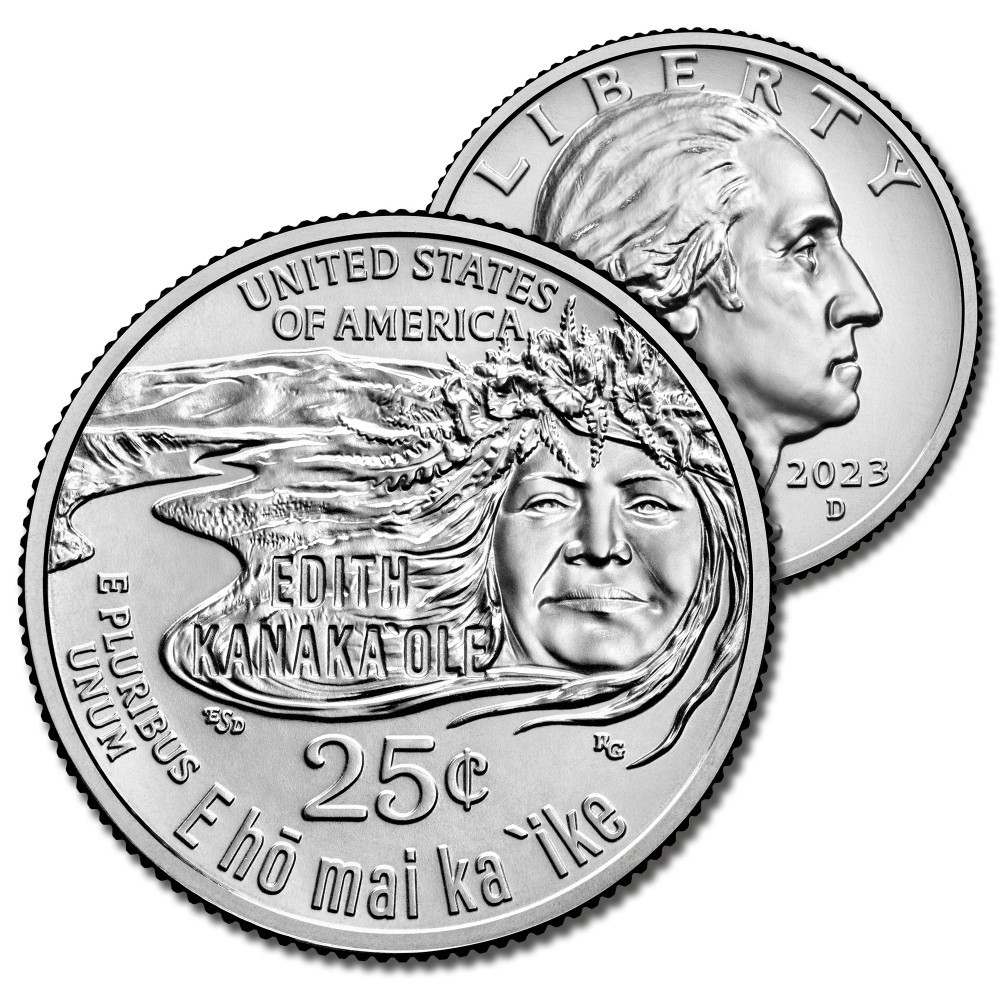 CNAW07D - 2022 American Women Quarters Program - Edith Kanaka'ole