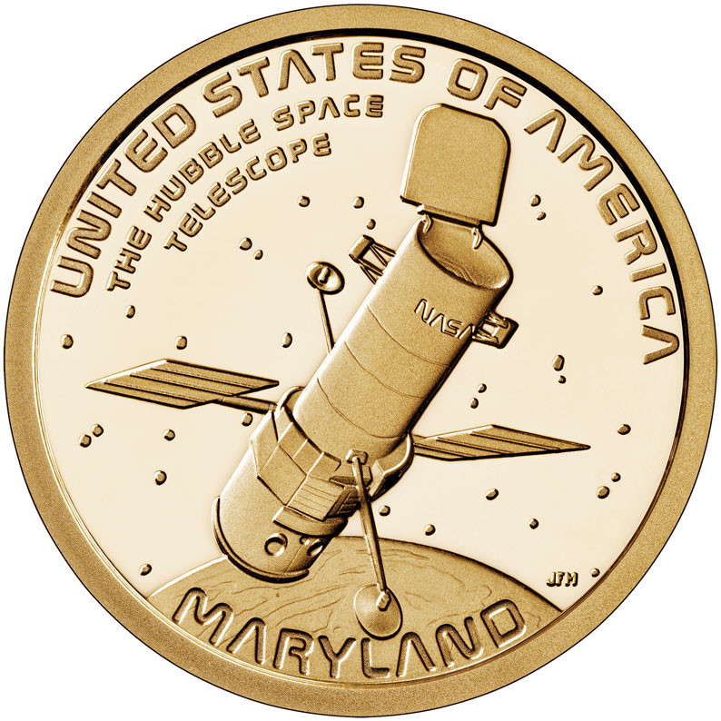 CAI015 - 2020 $1.00 American Innovation Coin Hubble Space