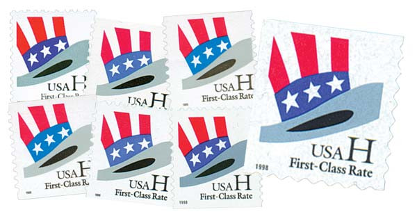 3260/69 - 1998 H-Rate Change, Set of 7 Stamps - Mystic Stamp Company