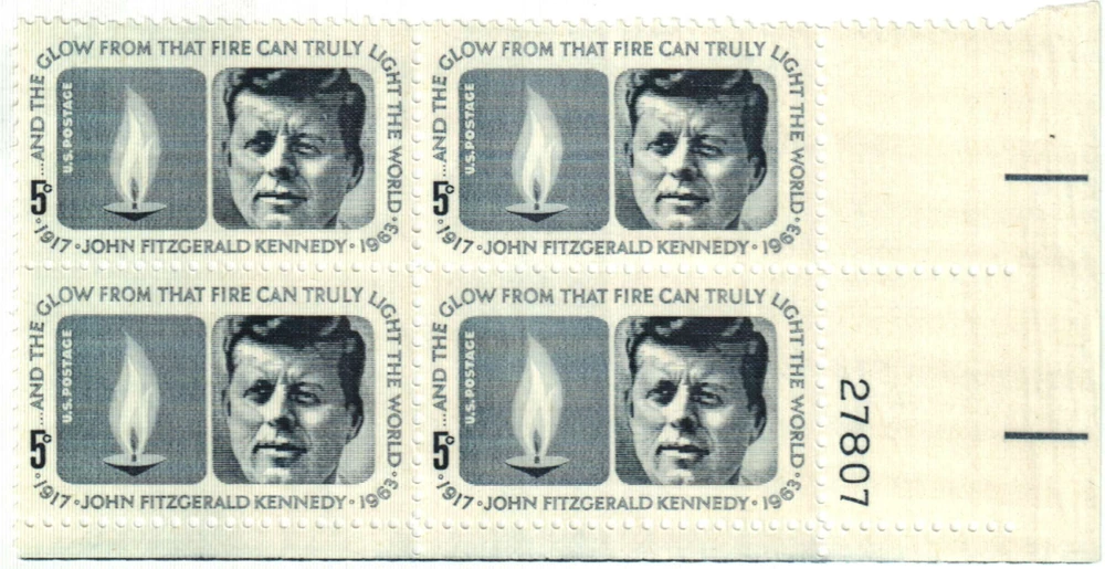 1246 - 1964 5c Kennedy Memorial - Mystic Stamp Company