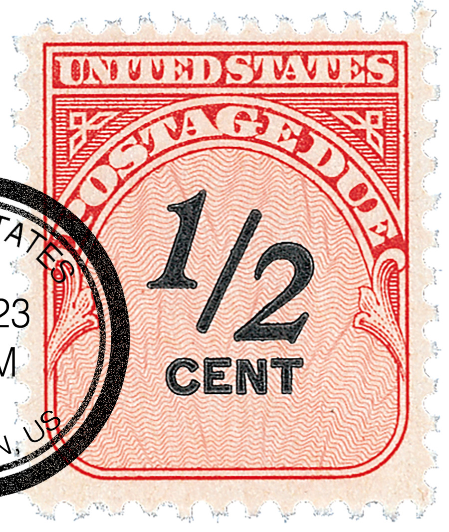 J88 - 1959 ½c Postage Due, Carmine Rose, Perf. 11x10.5