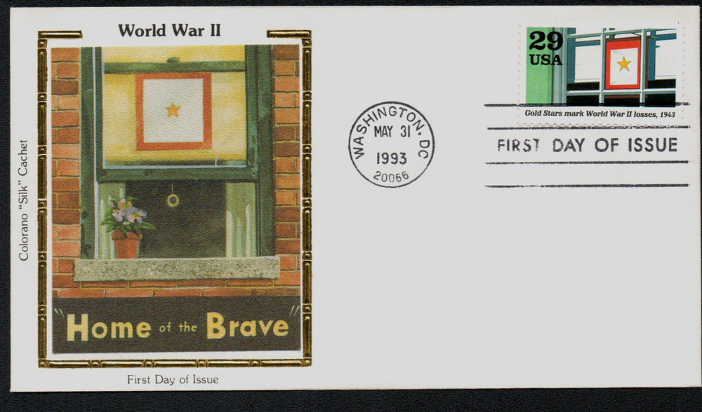 316767 -- Colorano Silk First Day Cover -- First Day Cover