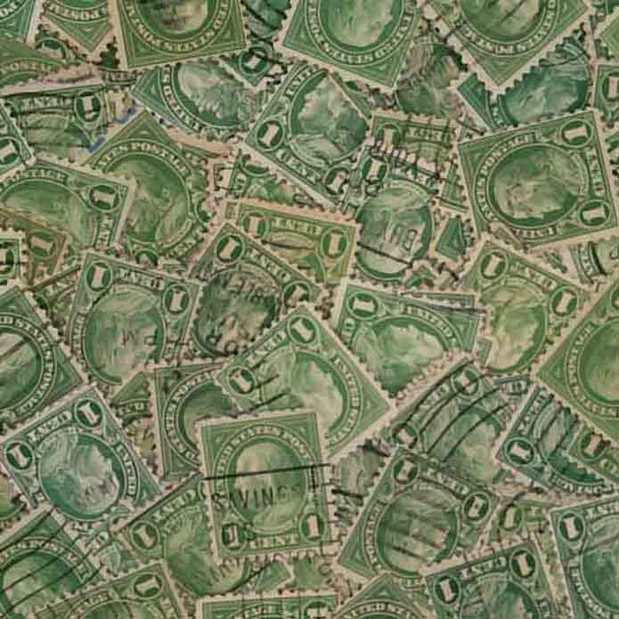 632 - 1927 1c Franklin, Green, Perf. 11x10.5 - Mystic Stamp Company