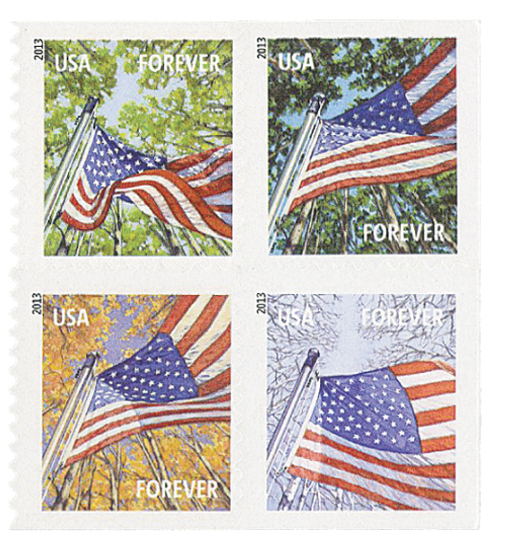 フォーエバースタンプ (2013) 4785a - 2013 First-Class Forever Stamp - A Flag for All