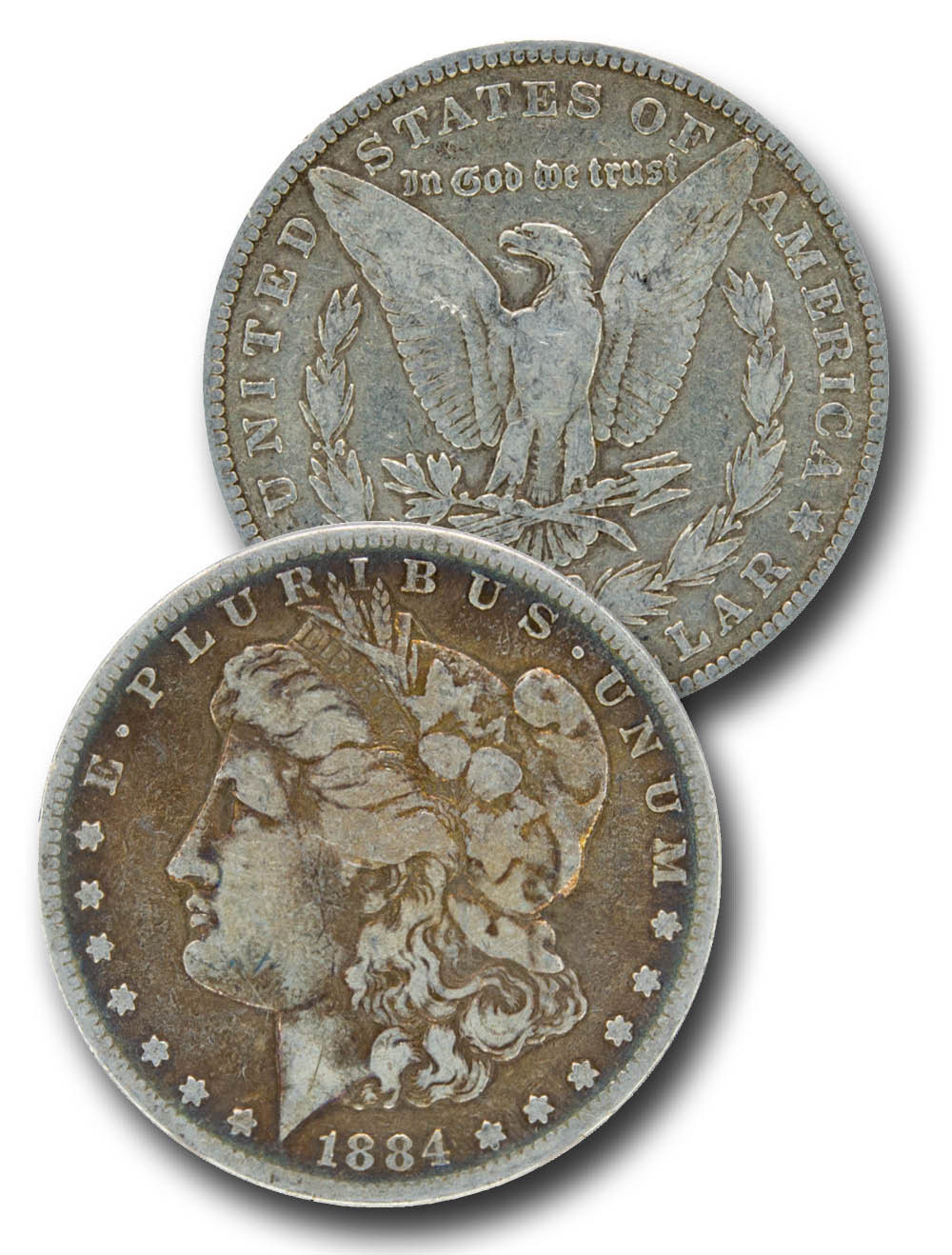 CW-884S - 1884-S Morgan Silver Dollar - Mystic Stamp Company