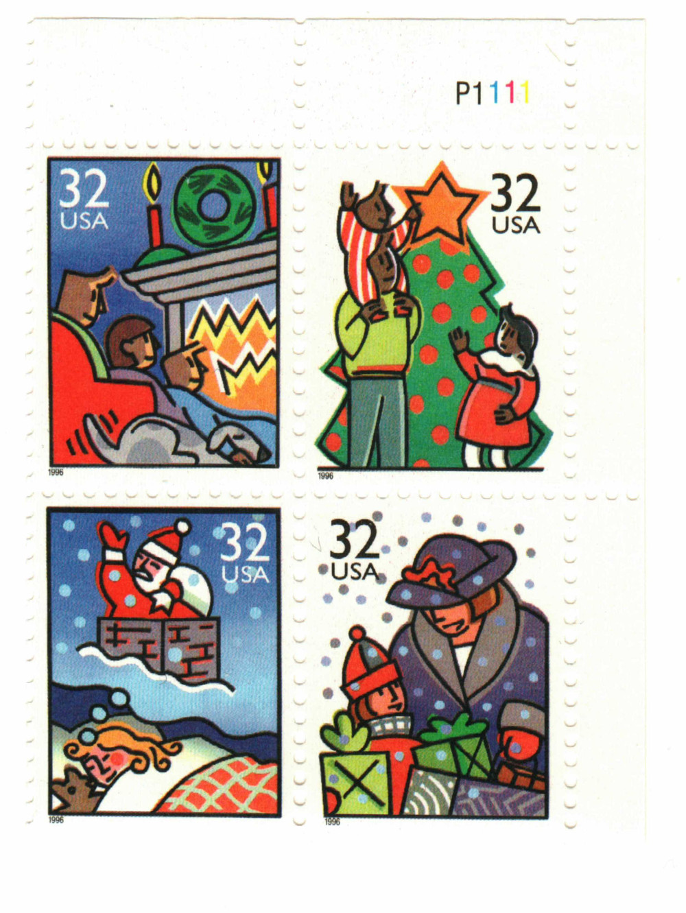 1996 Commemorative Stamp Collection Book w/ Stamps Sealed in