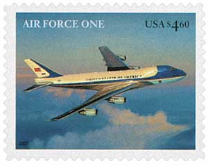 4144 - 2007 $4.60 Air Force One, Priority Mail - Mystic Stamp Company