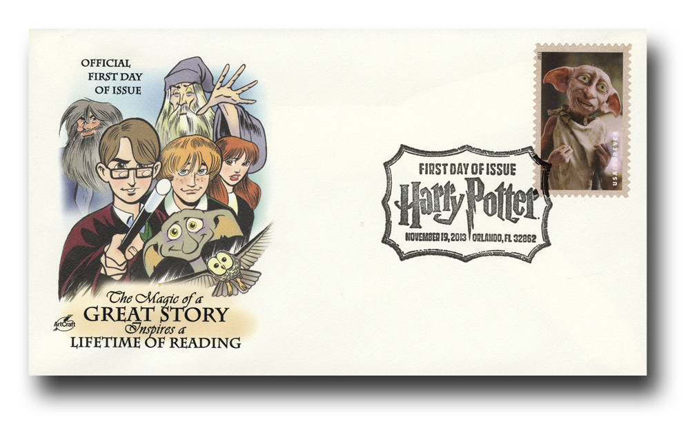 4831 - 2013 46c Harry Potter - Dobby - Mystic Stamp Company