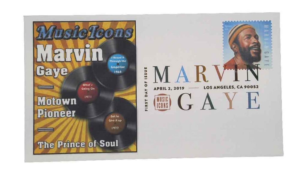 5371 - 2019 First-Class Forever Stamp - Music Icons: Marvin Gaye