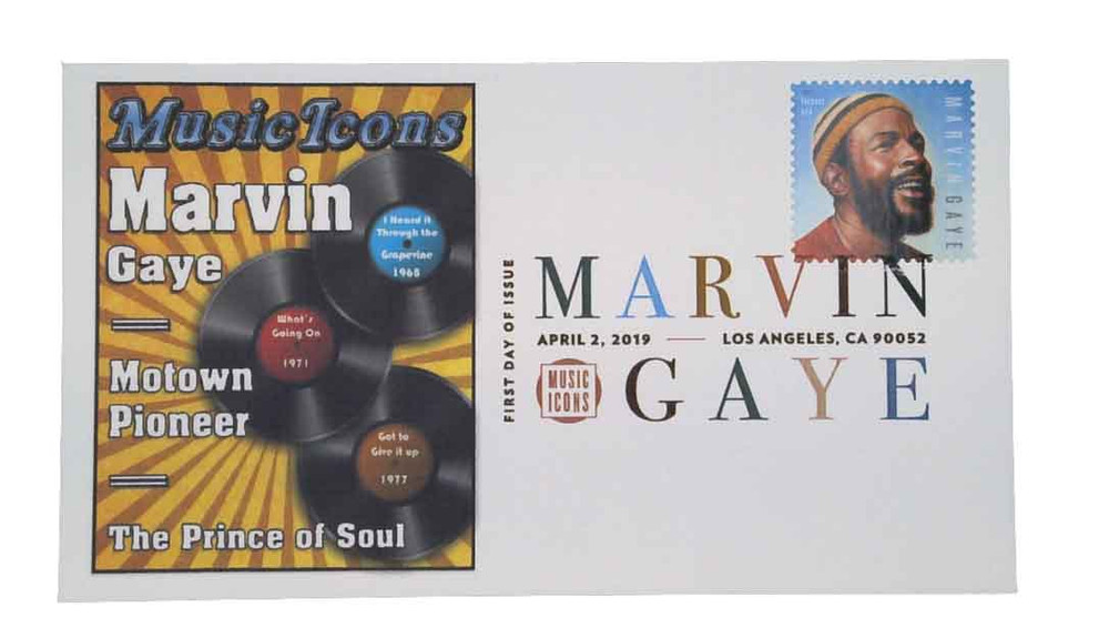 5371 - 2019 First-Class Forever Stamp - Music Icons: Marvin Gaye