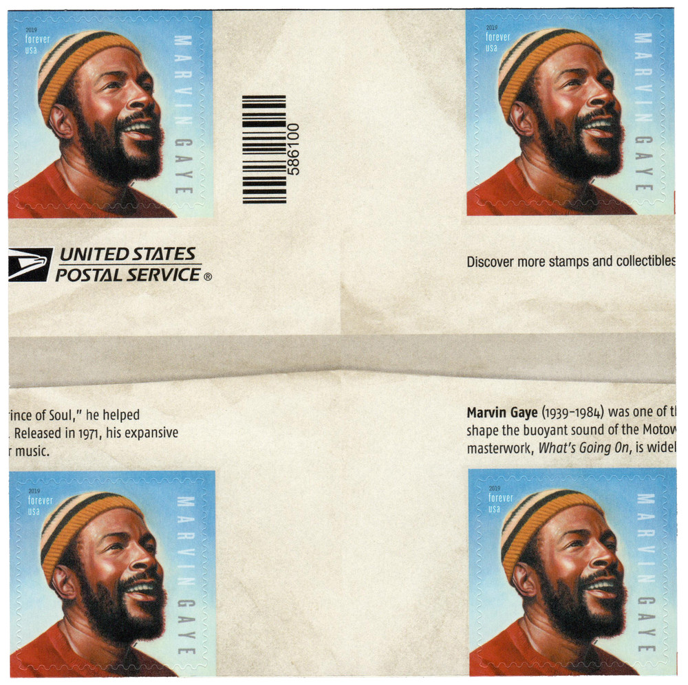 5371 - 2019 First-Class Forever Stamp - Music Icons: Marvin Gaye
