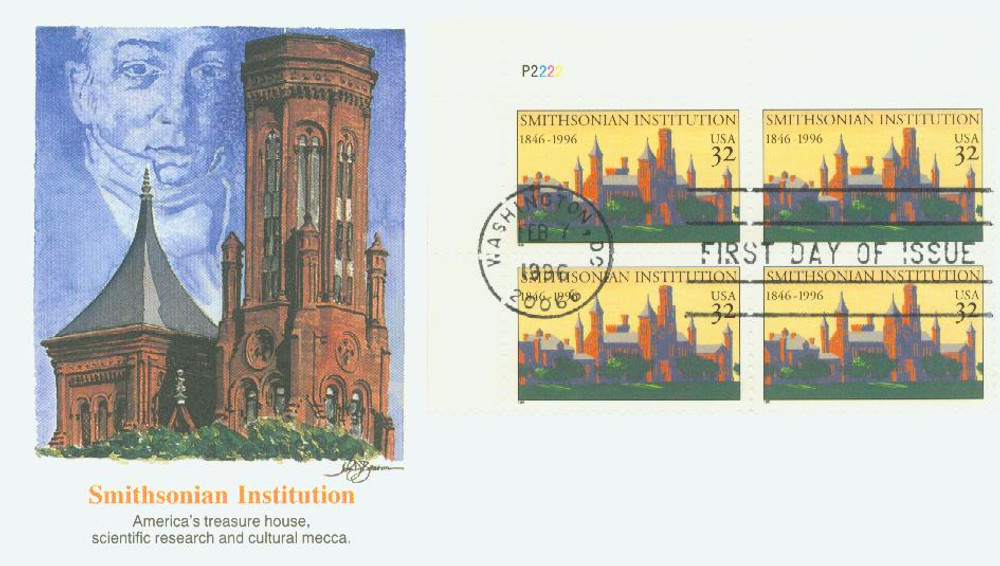320171 -- Fleetwood First Day Cover (Plate Block) -- First Day Cover