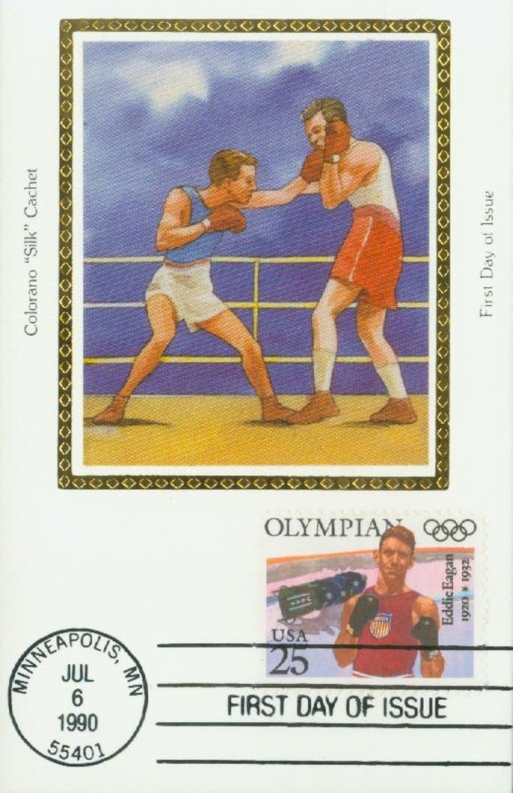 314084 -- Colorano Silk First Day Cover -- First Day Cover