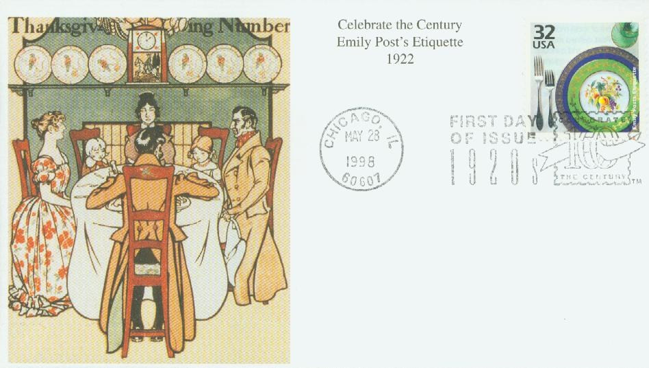 3184f - 1998 32c Celebrate the Century - 1920s: Emily Post