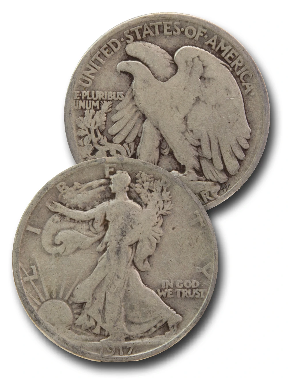 CH-917 - 1917 Walking Liberty Half Dollar - Mystic Stamp Company