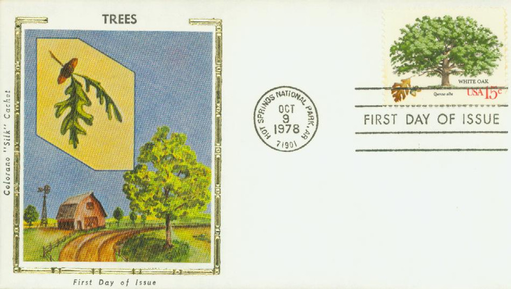 307108 -- Colorano Silk First Day Cover -- First Day Cover