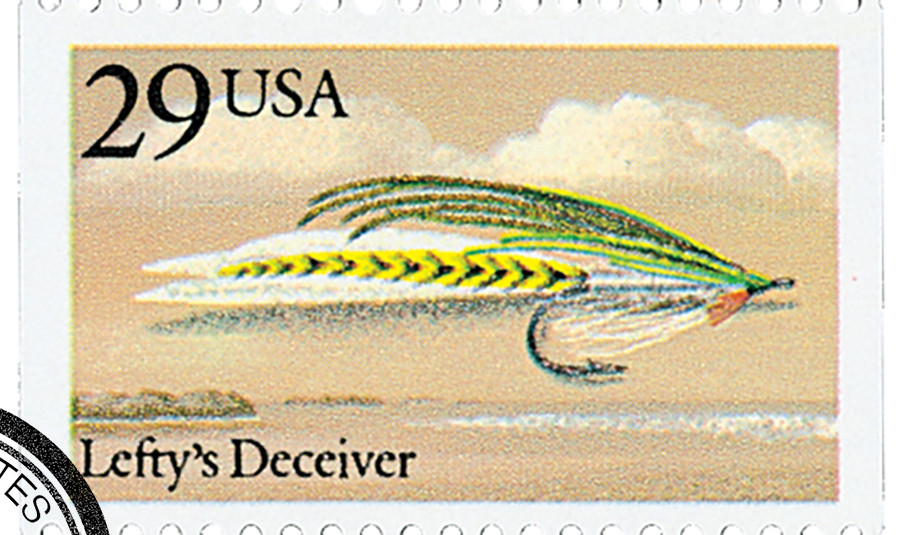 デ・フライ 2548 - 1991 29c Fishing Flies: Lefty's Deceiver - Mystic Stamp Company