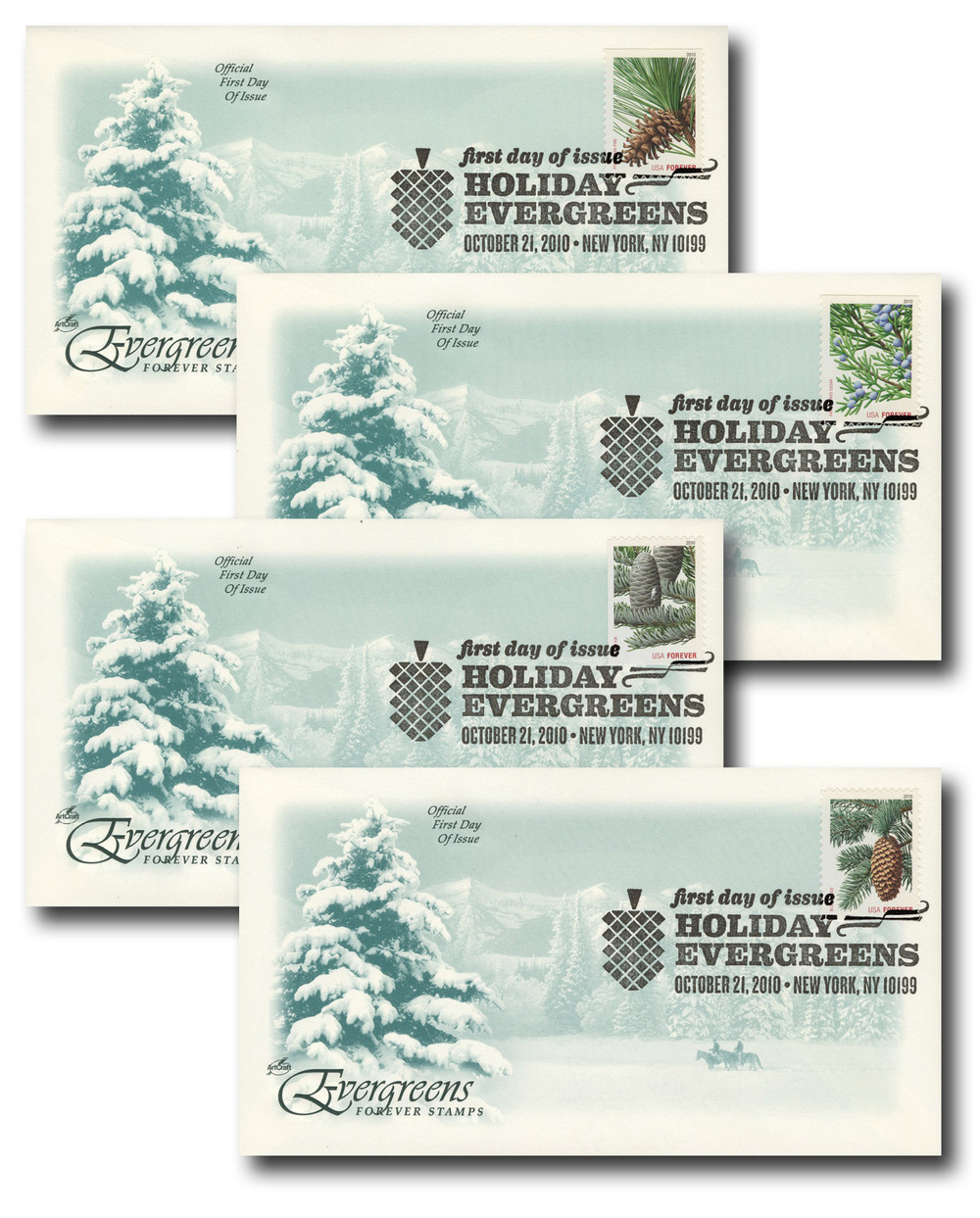 1038124 -- Classic First Day Cover Set -- First Day Cover