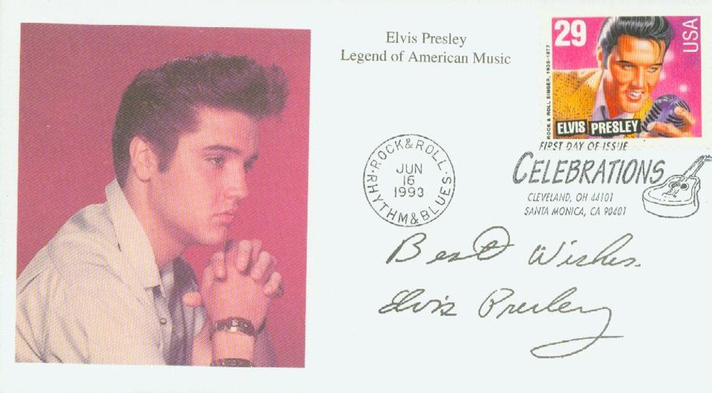 2724 - 1993 29c Legends of American Music: Elvis Presley