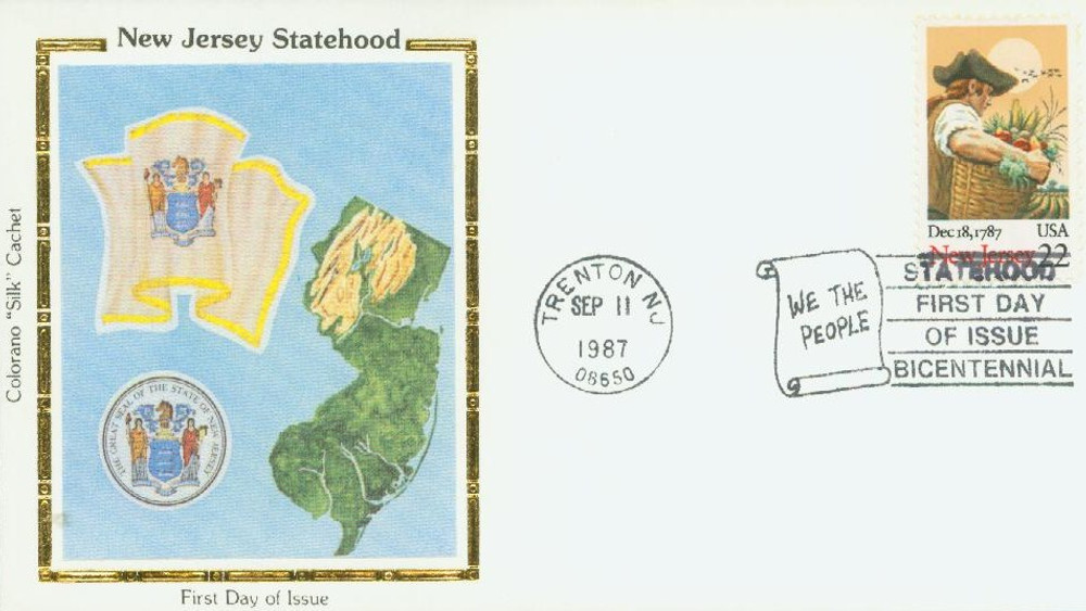 312535 -- Colorano Silk First Day Cover -- First Day Cover