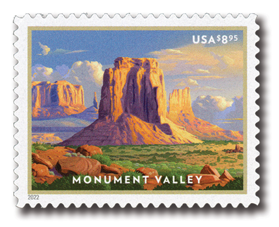5666 - 2022 $8.95 Monument Valley, Utah, Priority Mail - Mystic