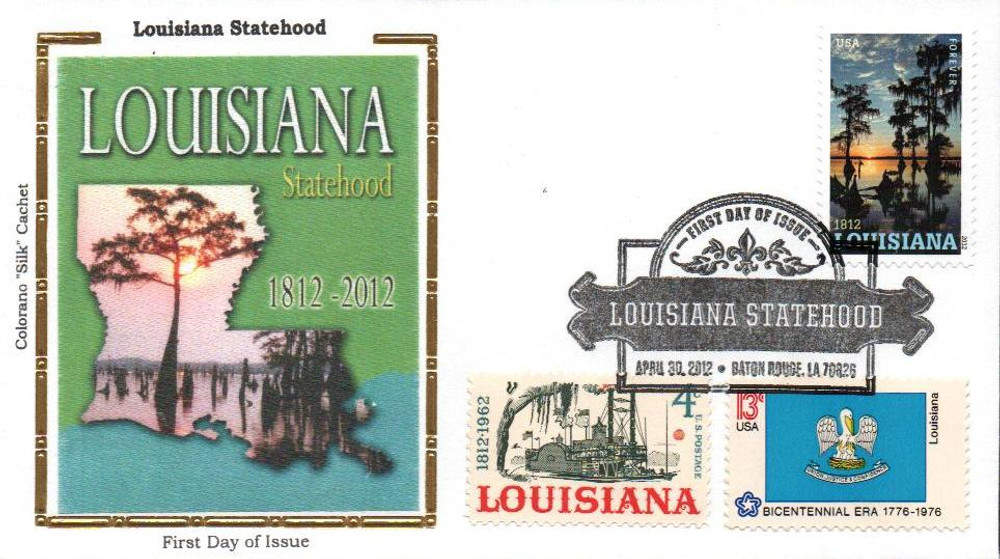 693642 -- Colorano Silk First Day Cover (Combination Cover) -- First Day Cover