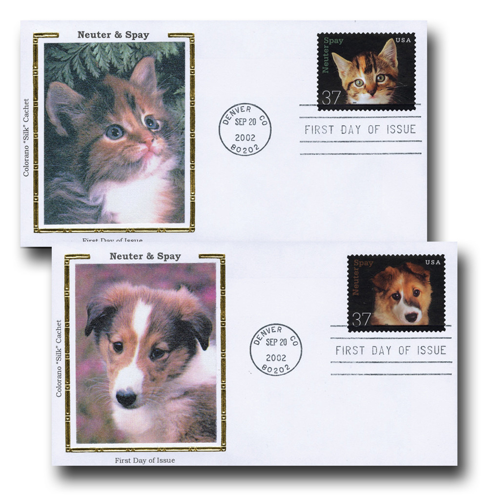 328202 -- Colorano Silk First Day Cover Set -- First Day Cover