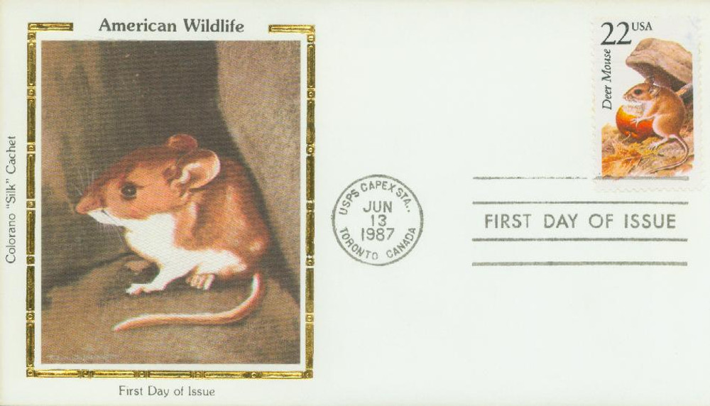 312434 -- Colorano Silk First Day Cover -- First Day Cover