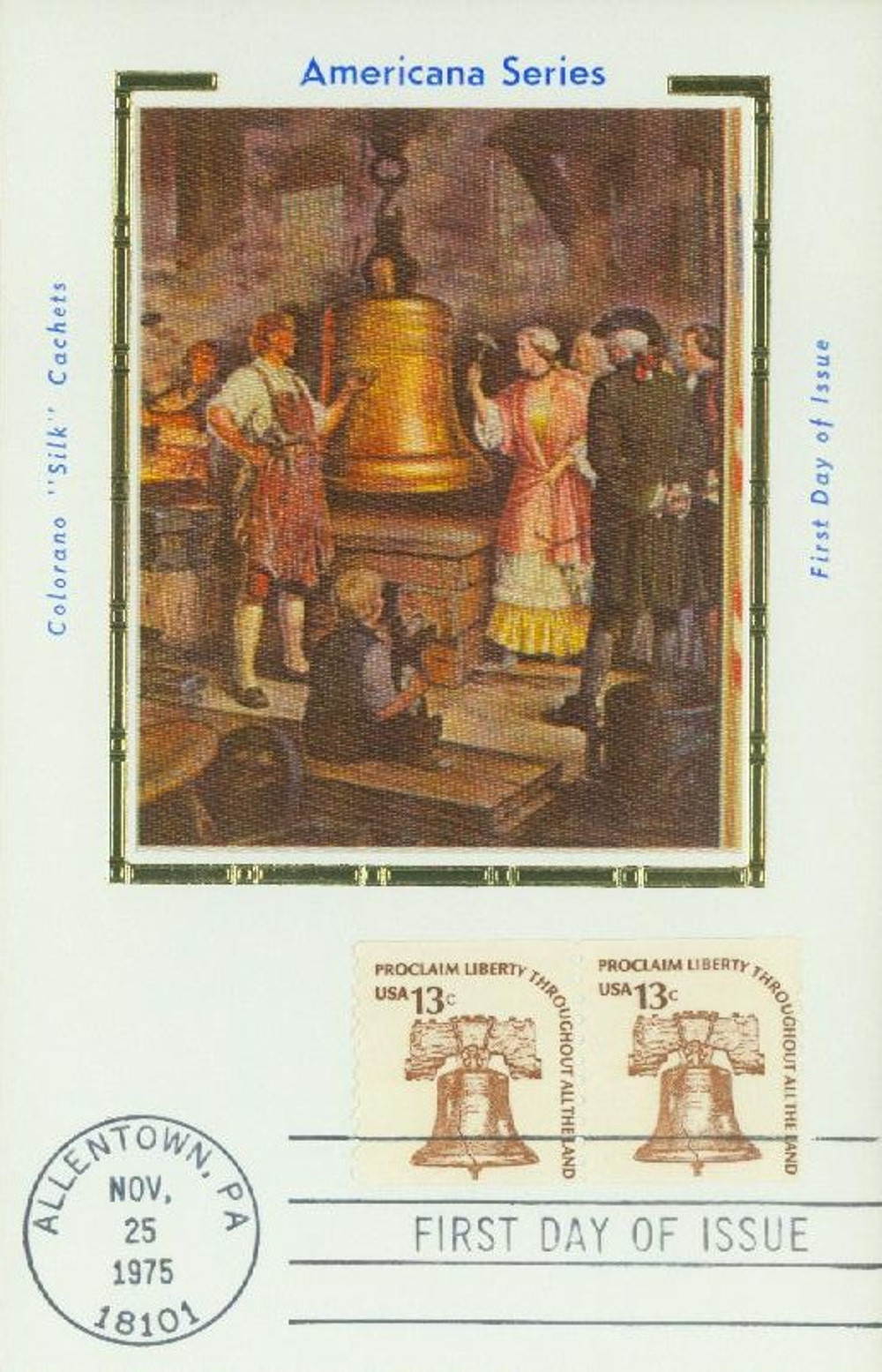 305860 -- Colorano Silk First Day Cover -- First Day Cover