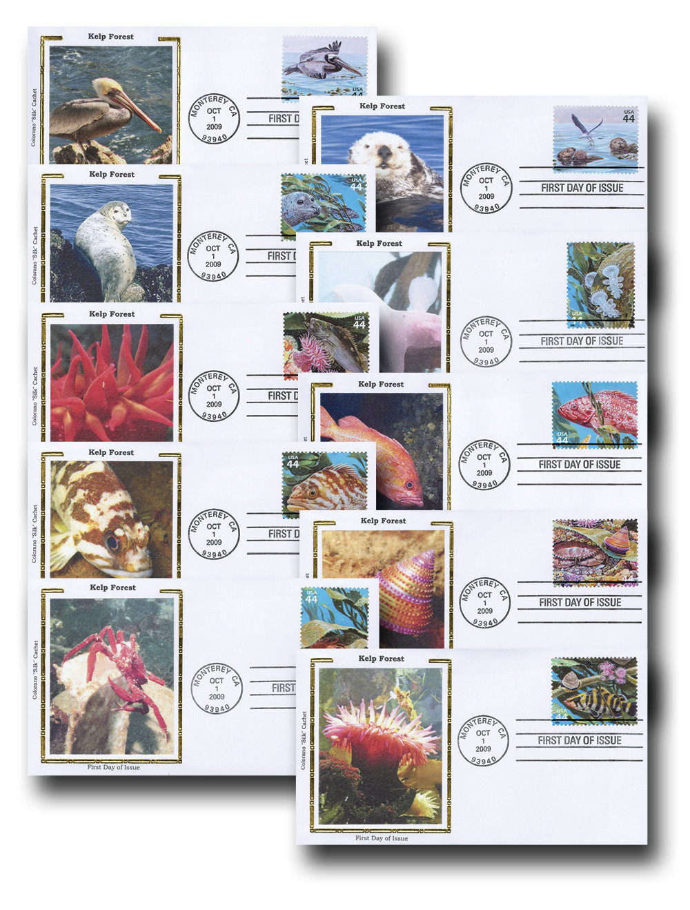 652017 -- Colorano Silk First Day Cover Set -- First Day Cover