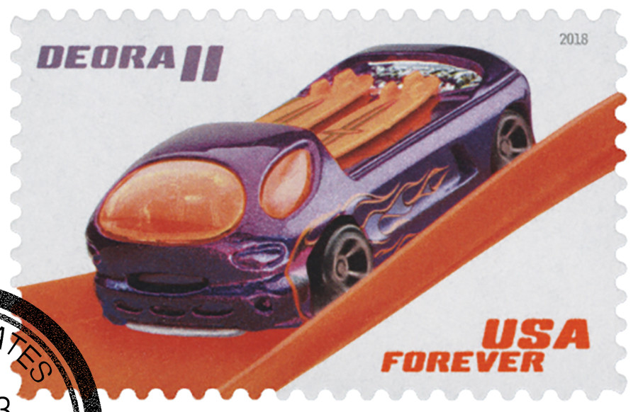 5329 - 2018 First-Class Forever Stamp - Hot Wheels: Deora II