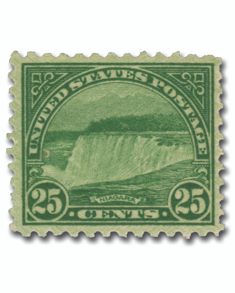 699 - 1931 25c Niagara Falls, Blue Green, Perf. 10.5x11 - Mystic