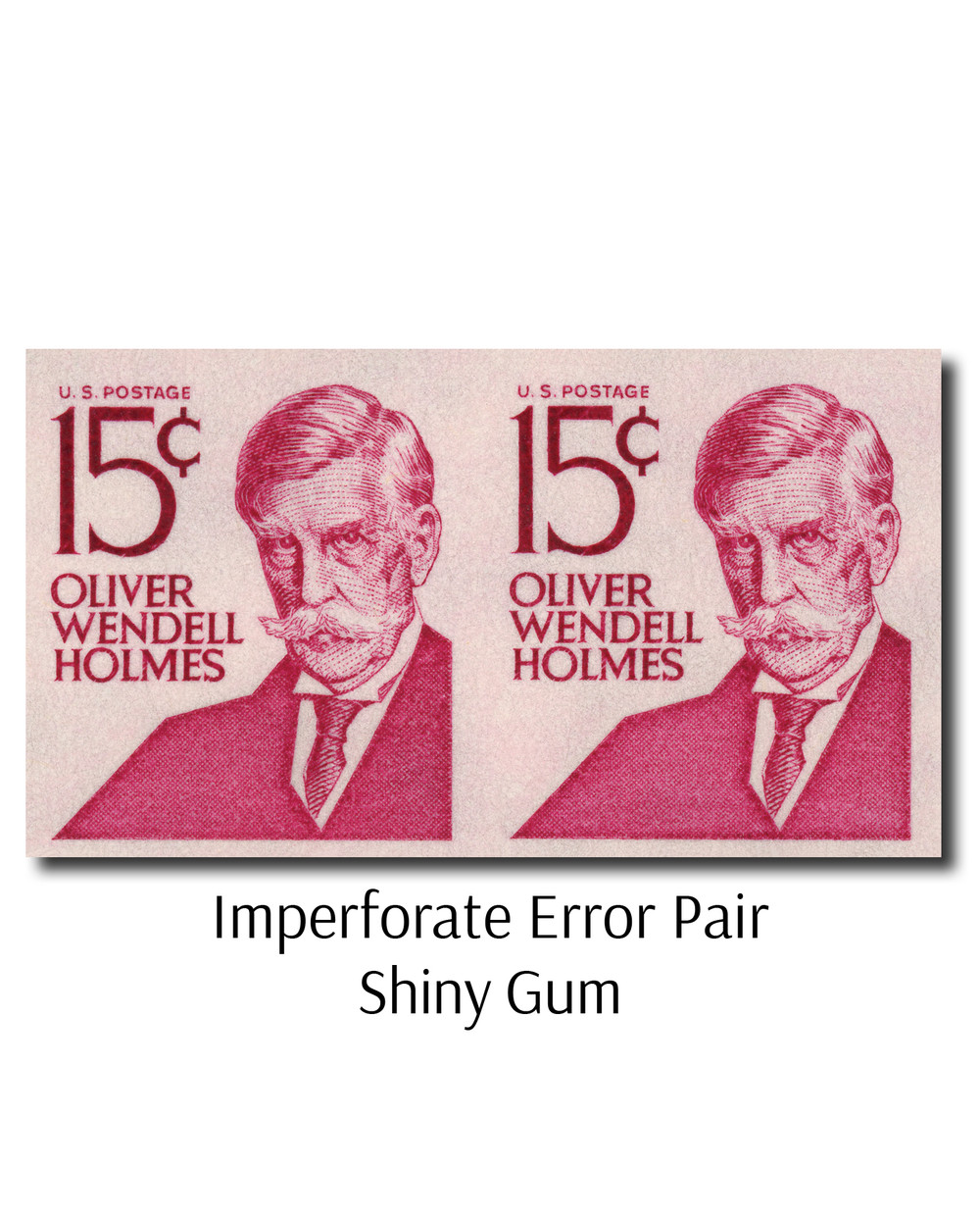 1305Eg - 1978 15c Prominent Americans: Oliver W. Holmes, Imperf