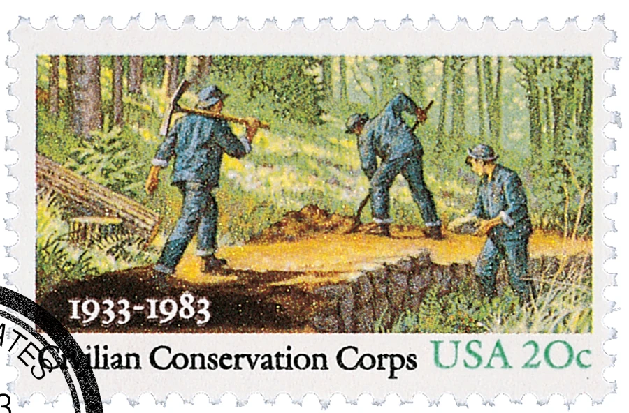 2037 - 1983 20c Civilian Conservation Corps 50th anniversary