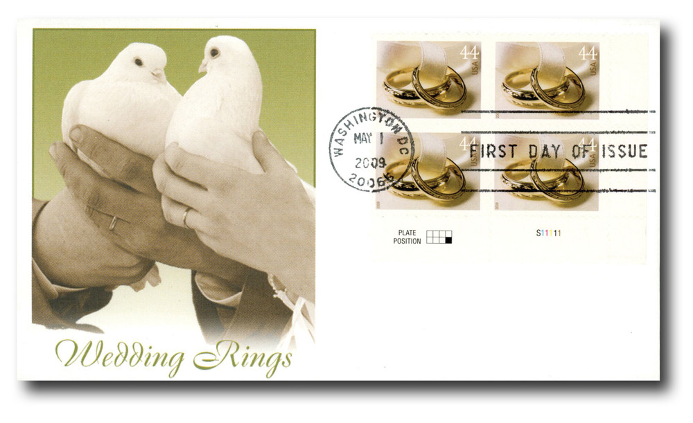 334261 -- Fleetwood First Day Cover (Plate Block) -- First Day Cover