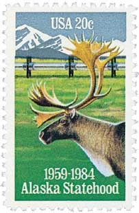 2066 - 1984 20c Alaska Statehood - Mystic Stamp Company