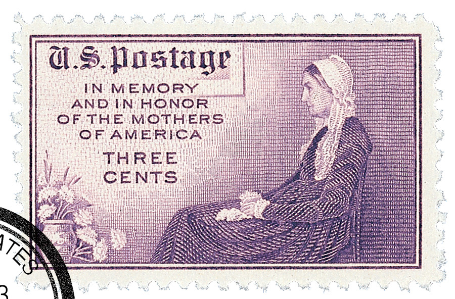 737 - 1934 3c Mothers of America, Purple, Perf. 11x10.5 - Mystic