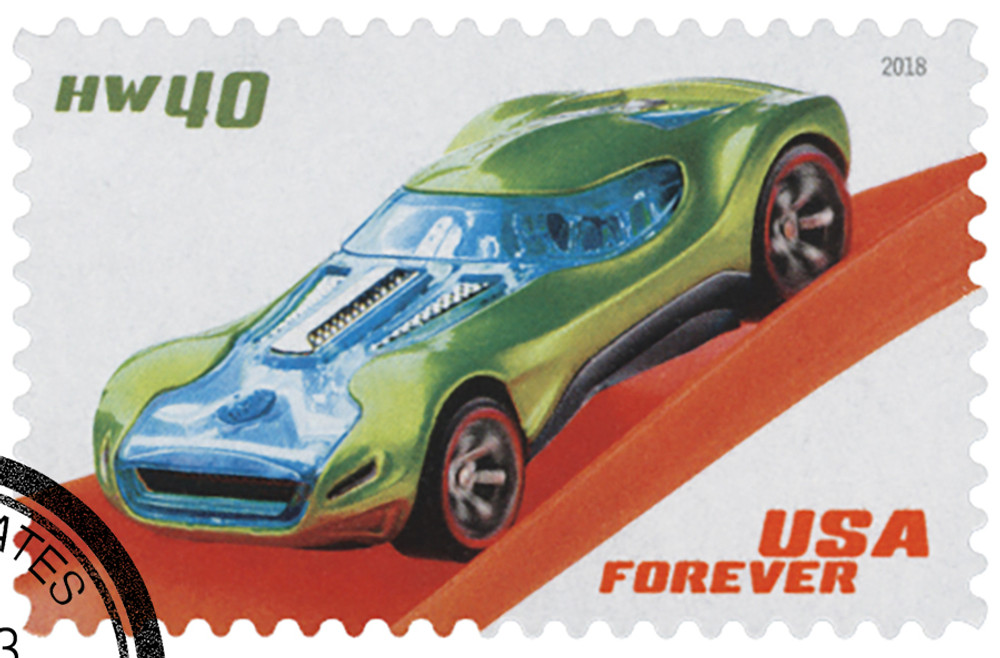 5328 - 2018 First-Class Forever Stamp - Hot Wheels: HW40